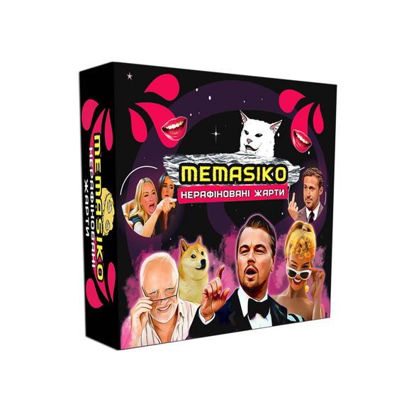 Настольная игра Memasiko. Мемасико. Нерафинированные шутки (игра про мемы)