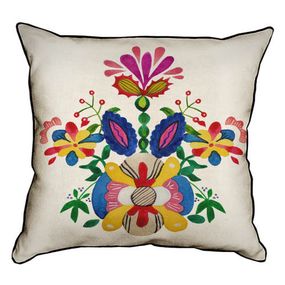 Подушка з мішковини Фантазія 45x45 см (45PHB_23M026)