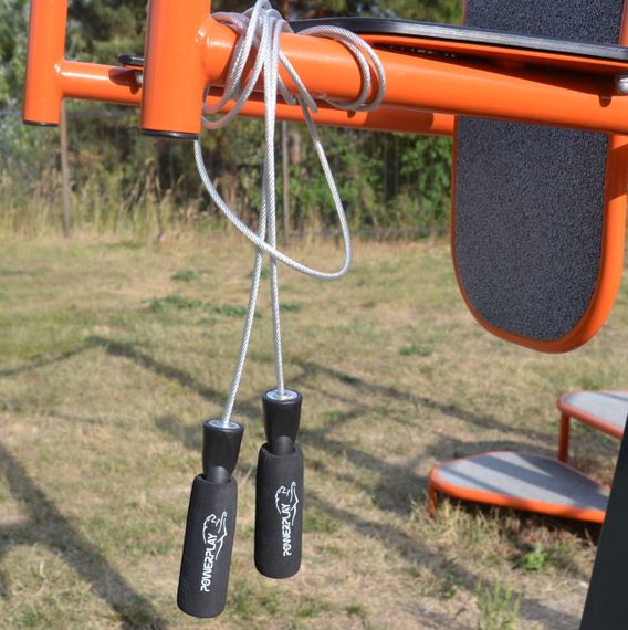 Скакалка швидкісна з підшипниками Паверплей 4209 Sport Jump Rope Чорна (3m.) | Зображення 4