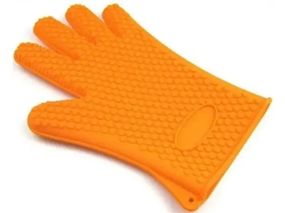Перчатка силиконовая термостойкая BN-992 Оранжевая