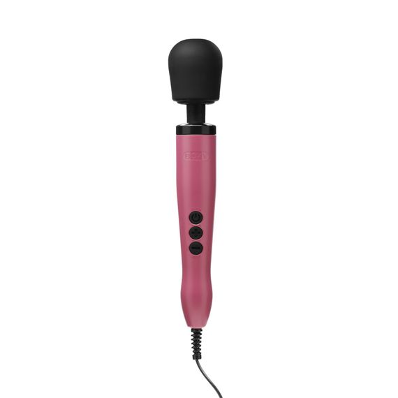 Вібромасажер DOXY Original Pink, дуже потужний, живлення 220В, пульсівні вібрації | Зображення 1