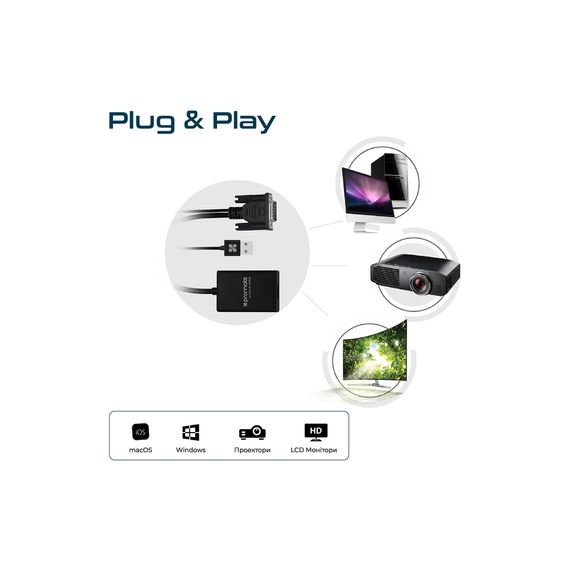 Кабель мультимедийный HDMI to HDMI v.2.0 prolink4k1-500.black Promate (prolink4k1-500.black) | Зображення 4