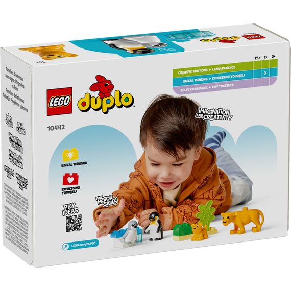 Конструктор LEGO DUPLO Town Сімейства диких тварин: Пінгвіни та Леви (10442) | Зображення 5