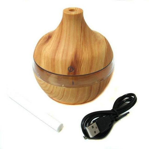 Зволожувач повітря з підсвічуванням UKC YX025S світле дерево