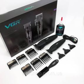 Машинка для стрижки волосся міцна VGR V-640, Машинка-тример для стрижки бездротова BG-67