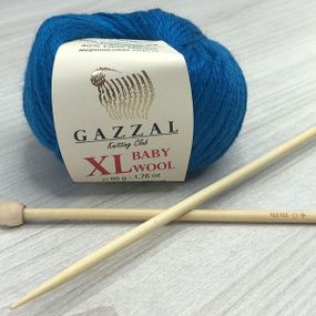 Пряжа Gazzal – Baby Wool XL колір 822 Електрик