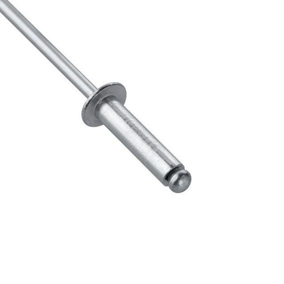 Заклепка алюмінієва 4.0*16.0 мм, 50 од. INTERTOOL RT-4016 | Зображення 2
