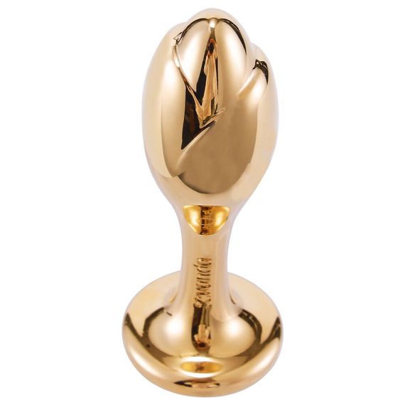Анальна пробка з флогером LOCKINK SEVANDA White Pony-Tail Anal Rose-shape Plug | Зображення 4