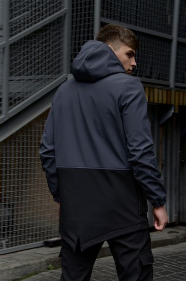 Куртка softshell Intruder "Citizen" сіро-чорна | Зображення 6