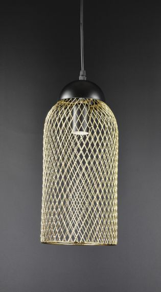 Люстра підвісна LOFT на 1 лампочку 26313 Чорний 40-200х16х16 см. | Зображення 1