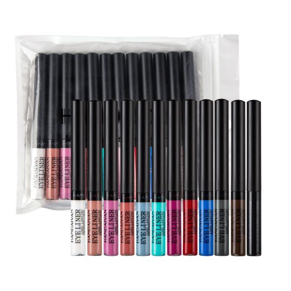 Кольорова водостійка підводка для очей HANDAIYAN Eyeliner Long Lasting Professional колір №16 | Зображення 2
