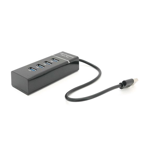 Хаб USB 3.0 UH-303.4 порта, поддержка до 1TB, Black, Blister | Зображення 2