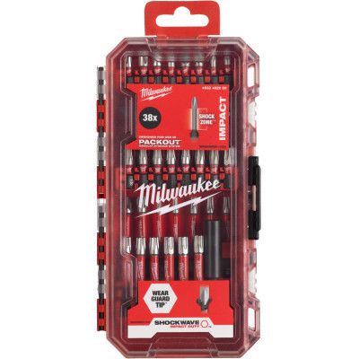 Набор бит Milwaukee SHOCKWAVE 38 пр. (4932492009) | Зображення 1