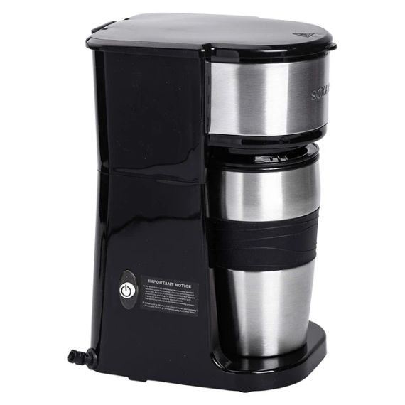 Кофеварка электрическая Sokany SK-04028 для молотого кофе, 420 мл | Зображення 2