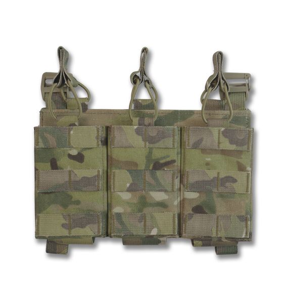 Съемная передняя панель к плитоноске с подсумками под 3 магазина мультикам | Зображення 1