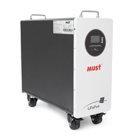Акумуляторна батарея  Must LiFePO4 LP21-48300  51.2V 300Ah 15,36KWh BMS200A@16S, CAN2&RS232&RS485,WI-FI,IP21 6000 cycles 733*260*635mm, 120KG