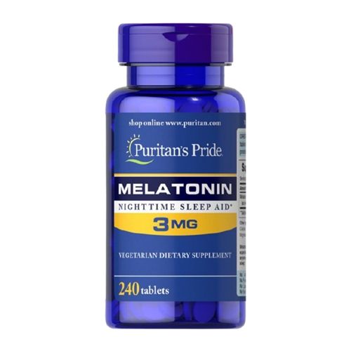 Мелатонін для сну Puritan's Pride Melatonin 3 mg 240 Tabs