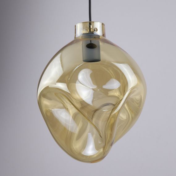 Люстра підвісна LOFT на 1 лампочку 25006 Чорний 35-135х23х23 см. | Зображення 2