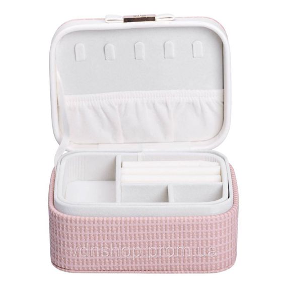 Шкатулка для украшений из эко кожи 15.5×11.5×8.5 органайзер для ювелирных изделий HP-5-37P