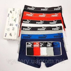 Подарочный набор мужского белья Puma Sport в коробке - цена поштучно  - размер 3XL
