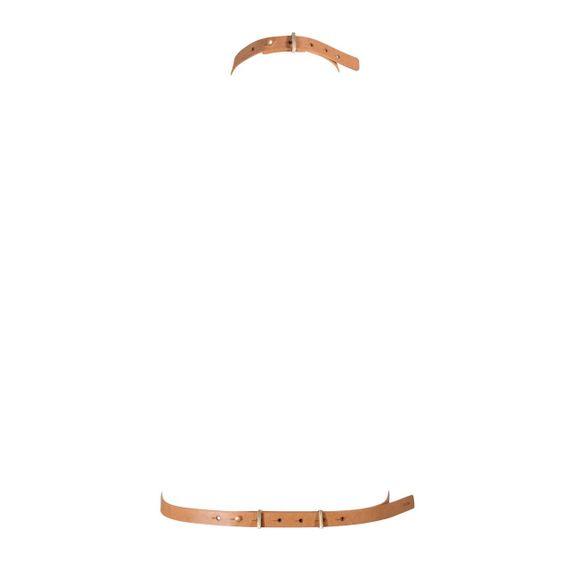 Портупея Bijoux Indiscrets MAZE - I Harness Brown, екошкіра, дуже стильна sexstyle | Зображення 1