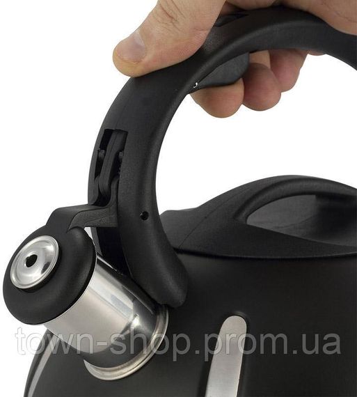 Чайник Ofenbach Happy Kettle 2л из нержавеющей стали со свистком, черный матовый NB-100303 | Зображення 3