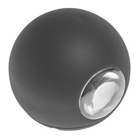 Подсветка LED фасадная IP65 AL-235/2х3W NW BK