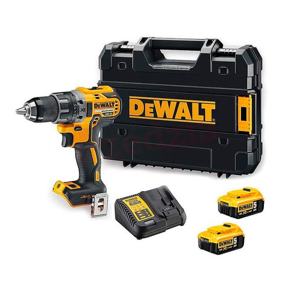 Дрель-шуруповерт аккумуляторная бесщеточная 70 Нм DeWALT DCD791P2