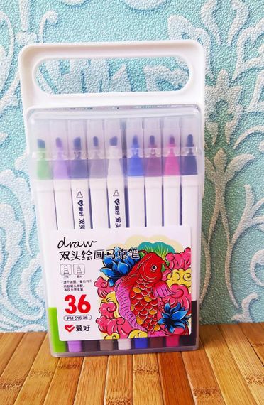 Скетч маркеры SketchMarker двусторонние для бумаги набор 36 шт  | Скет Маркер | SketchMarker | Зображення 2
