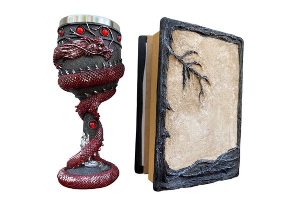 Подарунковий набір Келих 3D Танард Red і Блокнот 3D «Тінь Ворона» | Зображення 1