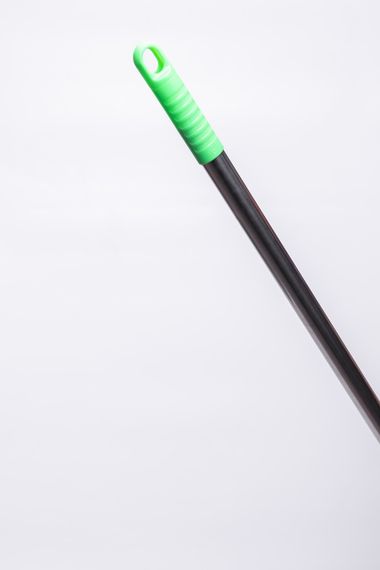 Швабра для вологого прибирання з металевою ручкою та круглою насадкою з мікрофібри для дому, офісу HP-35015-43 | Зображення 1