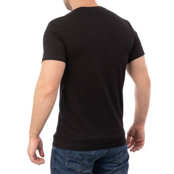 Футболка чорна, 100% бавовна, S INTERTOOL SP-2201 | Зображення 3