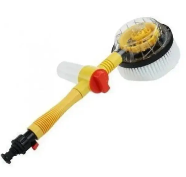 Вращающаяся насадка - щетка для шланга Water Blast Cleaner Roto Brush высокого давления с резервуаром для моющего средства | Зображення 5