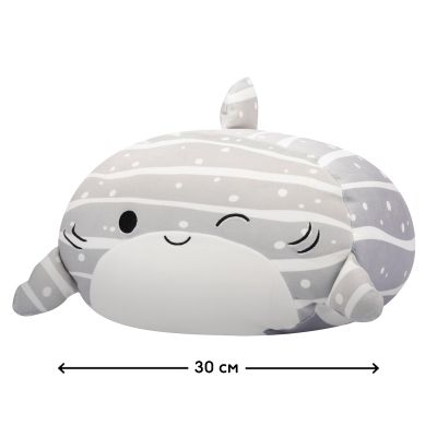 М&apos;яка іграшка Squishmallows Китова акула Сачі 30 см (SQCR06550) | Зображення 1