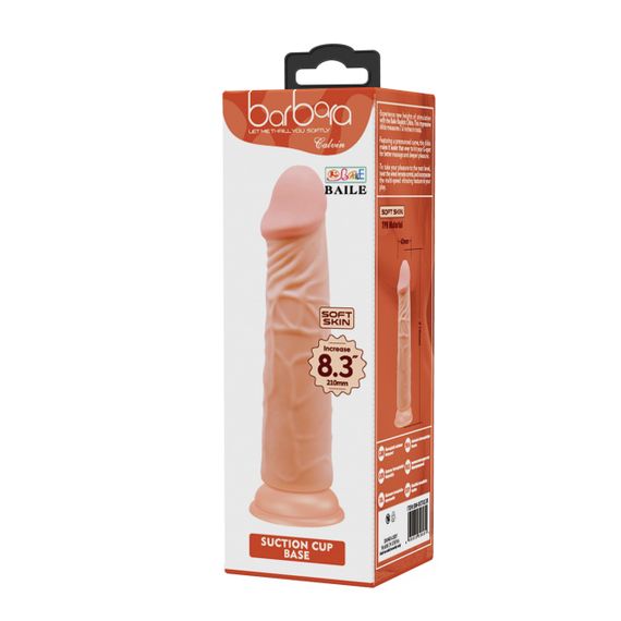 Фалоімітатор - Barbara Calvin Dildo 8,3" Flesh sexstyle | Зображення 6