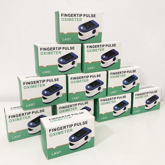 Пульсоксиметр Fingertip pulse oximeter LK87. Цвет: синий | Зображення 4