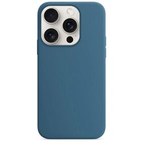 Чохол Silicone Case Full Protective (AA) NO LOGO для Apple iPhone 16 Pro Max (6.9") Синій / Blue Jay