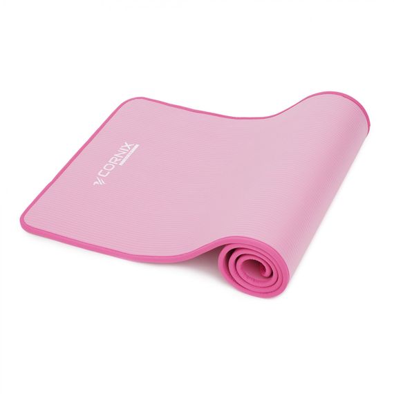 Килимок спортивний Cornix NBR 183 x 61 x 1 см для йоги та фітнесу XR-0097 Pink/Pink | Зображення 2