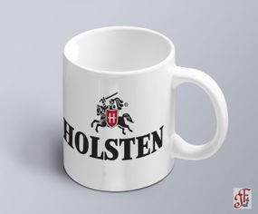 Чашка  з принтом логотипу Holsten