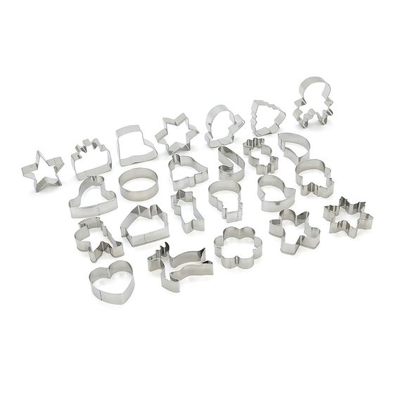 Формы для печенья YR2205-3 из нержавеющей стали 24 предмета/фигурки,Box