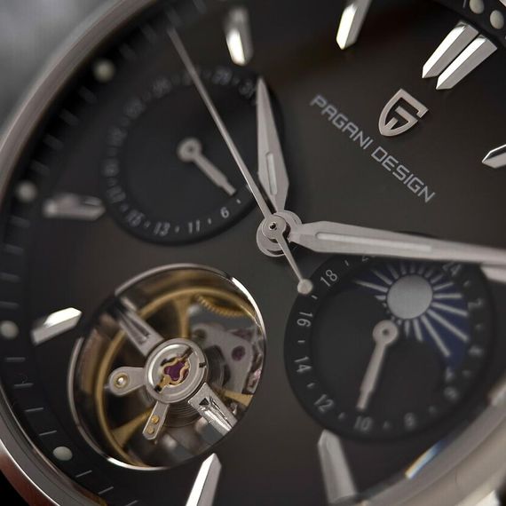 Чоловічий годинник Pagani Design PD-YS021 Black-Silver | Зображення 6