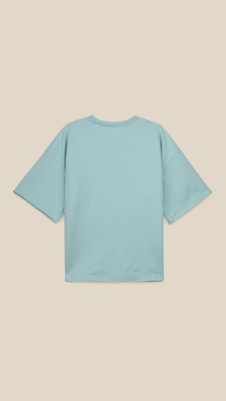 Футболка однотонна жіноча LAWA WBC02466 M Блакитний shop (2000999199707) | Зображення 2