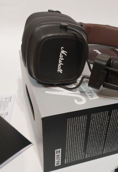 Навушники Bluetooth Бездротові Marshall Major IV, коричневі | Зображення 2
