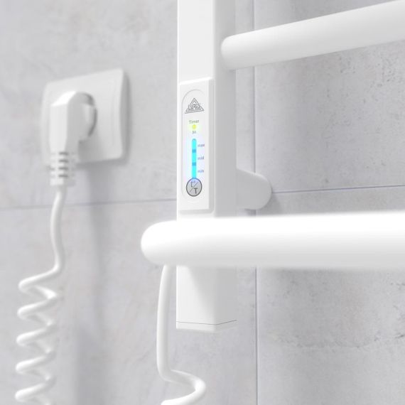 Електрична рушникосушарка Laris Зебра Практік ЧФ6 1000 х 600 Е (підкл. зліва) R3 | Зображення 4