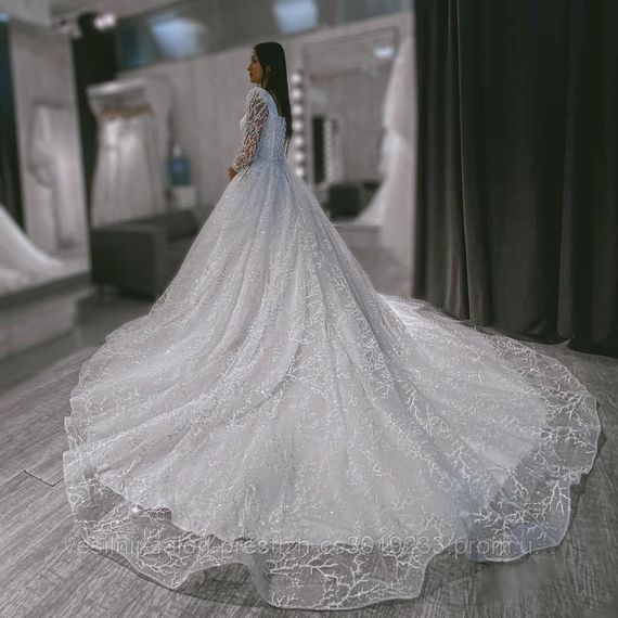 Свадебное платье с паеткой | Зображення 4