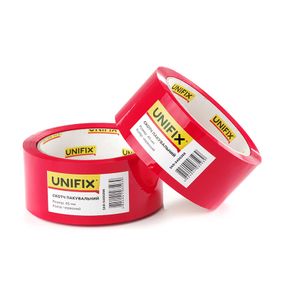 Лента клейкая упаковочная красная 45мм 200 SKR-5400266 UNIFIX