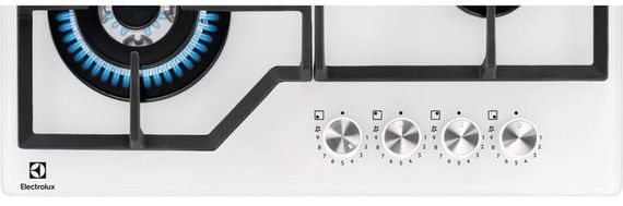 Варочная поверхность Electrolux газ на стекле KGG64362W | Зображення 1