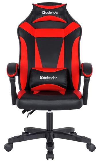 Крісло Defender Master Red/Black (64359) | Зображення 1
