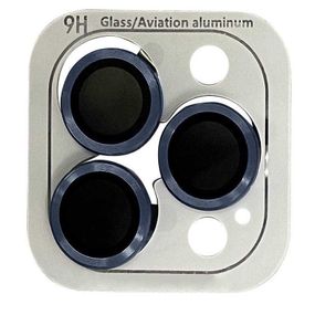 Захисне скло Metal Classic на камеру (в упак.) для Apple iPhone 12 Pro / 11 Pro / 11 Pro Max Синій/Pacific Blue