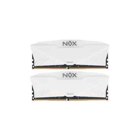 Модуль пам'яті для комп'ютера DDR4 16GB (2x8GB) 3200 MHz NOX RGB White Apacer (AH4U16G32C28YNWAA-2)